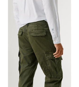 Pepe Jeans Cal�as utilit�rias regulares verde