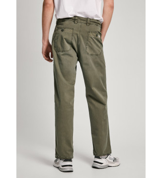 Pepe Jeans Pantaln Relaxed Distressed verde