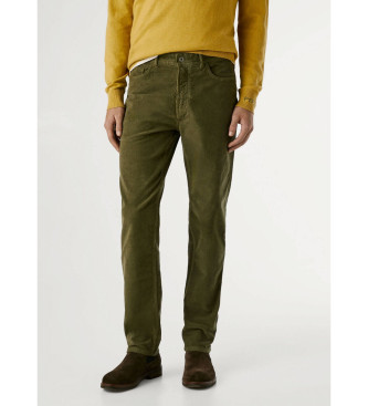 Pepe Jeans Pantalon slim 5 poches velours ctel vert