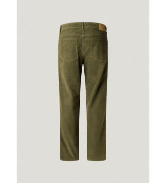 Pepe Jeans Pantalon slim 5 poches velours ctel vert