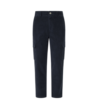 Pepe Jeans Schlanke Cargo-Hose aus Cord navy