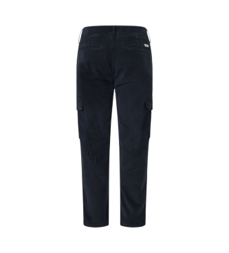 Pepe Jeans Schlanke Cargo-Hose aus Cord navy