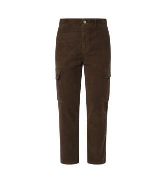 Pepe Jeans Slim Cargo manchesterbyxor brun