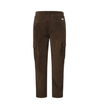 Pepe Jeans Pantaln Slim Cargo Corduroy marrn