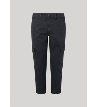 Pepe Jeans Spodnie Slim Cargo w kolorze czarnym