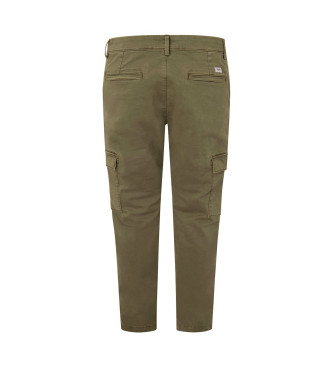 Pepe Jeans Slim Cargo Trousers green