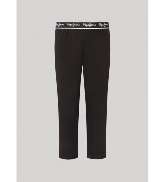 Pepe Jeans Solid trousers black