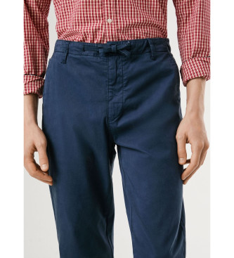 Pepe Jeans Pantalon chino fusel en serg marine