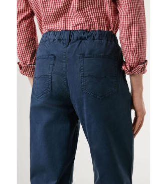 Pepe Jeans Pantalon chino fusel en serg marine