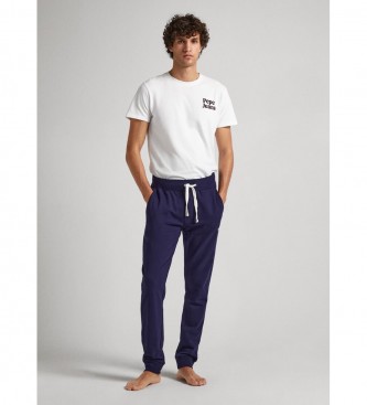 Pepe Jeans Frotirne hlače mornarske barve