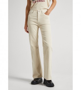 Pepe Jeans Pantaln Willa blanco roto