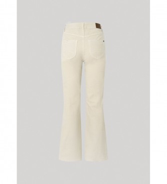 Pepe Jeans Willa broek gebroken wit