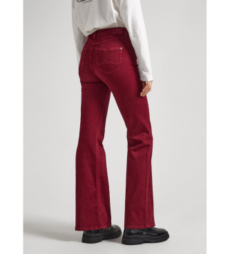 Pepe Jeans Kastanienbraune Willa-Hose