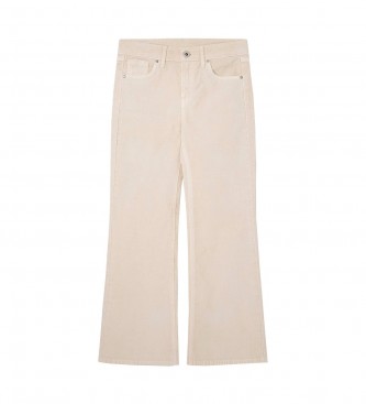 Pepe Jeans Spodnie Willa Jr w kolorze złamanej bieli