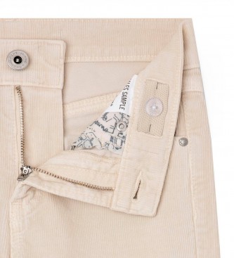Pepe Jeans Spodnie Willa Jr w kolorze złamanej bieli