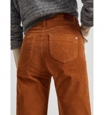 Pepe Jeans Willa trousers light brown