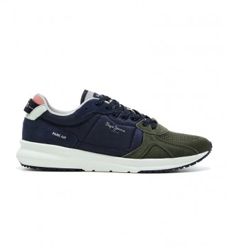 Pepe Jeans Park Air Knit Sneakers green, navy