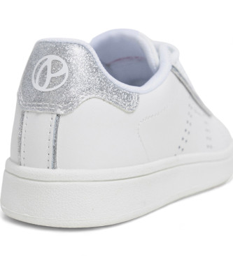 Pepe Jeans Scarpe da ginnastica Player in pelle bianca luminosa