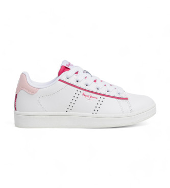 Pepe Jeans Player Queen lder sneakers vit