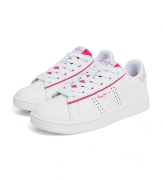 Pepe Jeans Player Queen lder sneakers vit