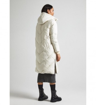 Pepe Jeans Prugna fero Quilted Mia bianco sporco