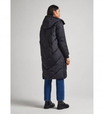 Pepe Jeans Casaco Mia Quilted Duffle preto