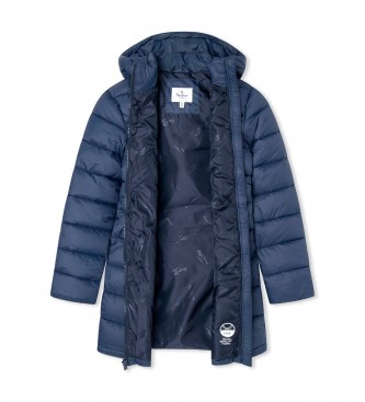 Pepe Jeans Piumino lungo Simone Blu Navy