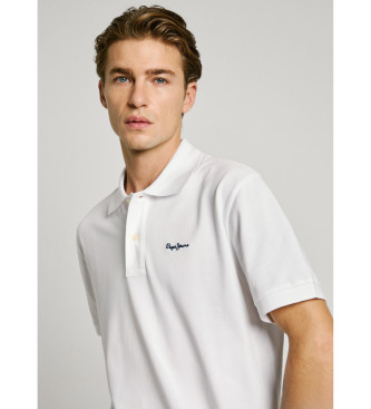 Pepe Jeans Polo Essential Contrast blanco