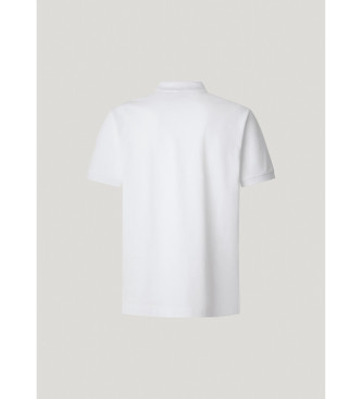 Pepe Jeans Essentieel Contrast poloshirt wit