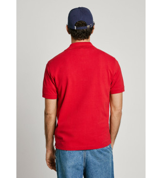 Pepe Jeans Polo rossa Essential Contrast