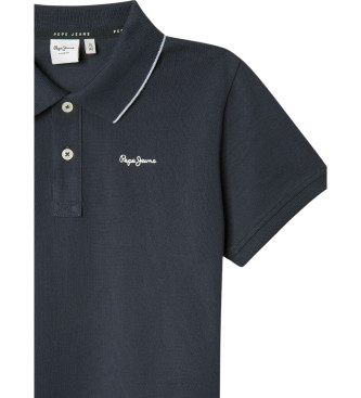 Pepe Jeans Granatowa koszulka polo Henry