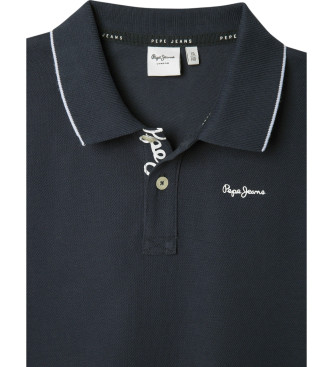 Pepe Jeans Granatowa koszulka polo Henry