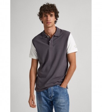 Pepe Jeans Szare koszulki polo Longford