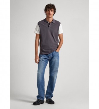 Pepe Jeans Szare koszulki polo Longford