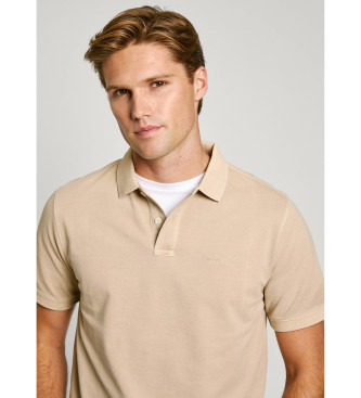 Pepe Jeans New Oliver GD beige polo shirt