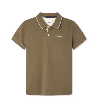 Pepe Jeans New Thor greenish brown polo shirt