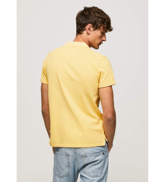 Pepe Jeans Żółta koszulka polo Oliver