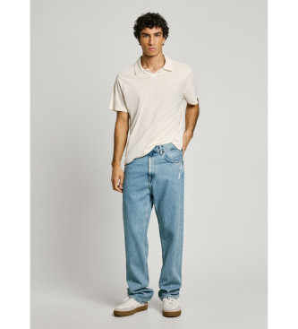 Pepe Jeans Polo Plain Purney blanc cass