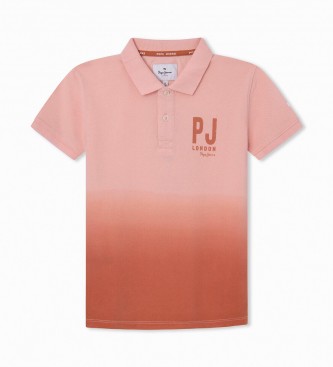 Pepe Jeans Pomarańczowa koszulka polo Tipty