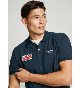 Pepe Jeans Union navy polo shirt