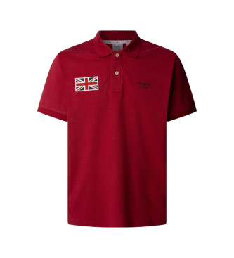 Pepe Jeans Union Polo rdeča