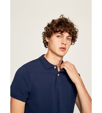 Pepe Jeans Polo blu navy Vincent