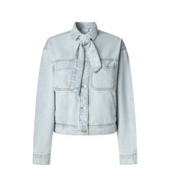 Pepe Jeans Jakna z modrim šalom