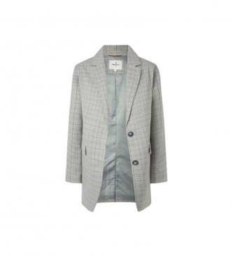 Pepe Jeans Romy Check Jacket gris