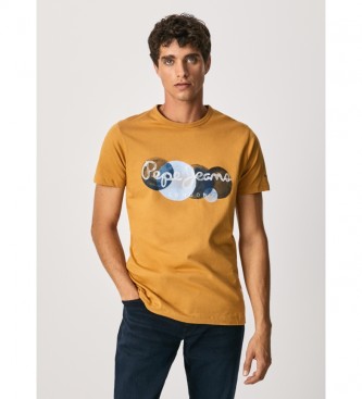 Pepe Jeans Sacha Mosterd T-shirt
