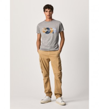 Pepe Jeans Camiseta Sacha cinza