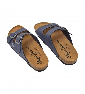 Pepe Jeans Sandales anatomiques Double Chicago navy