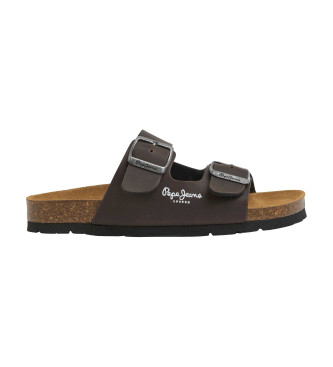 Pepe Jeans Sandalen Double Kansas bruin