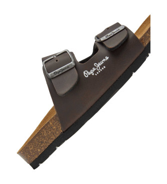 Pepe Jeans Sandalen Double Kansas bruin