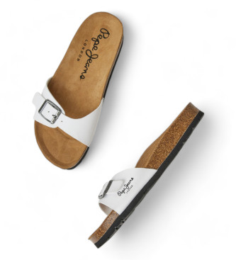 Pepe Jeans Sandales anatomiques Oban Clever blanc